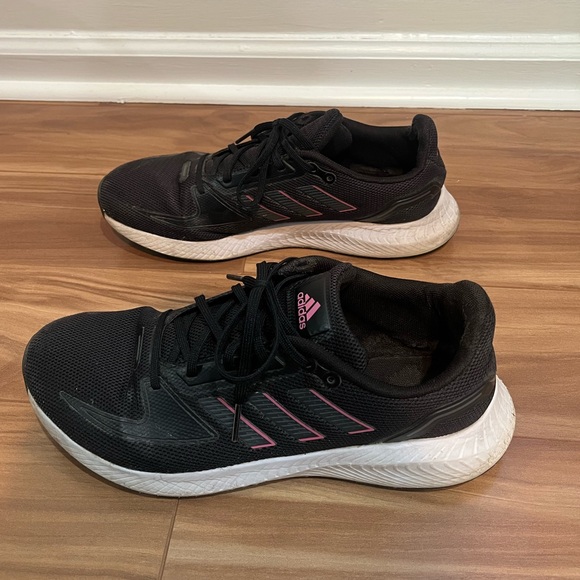 Adidas Black and Pink Running Shoes - Picture 2 of 6